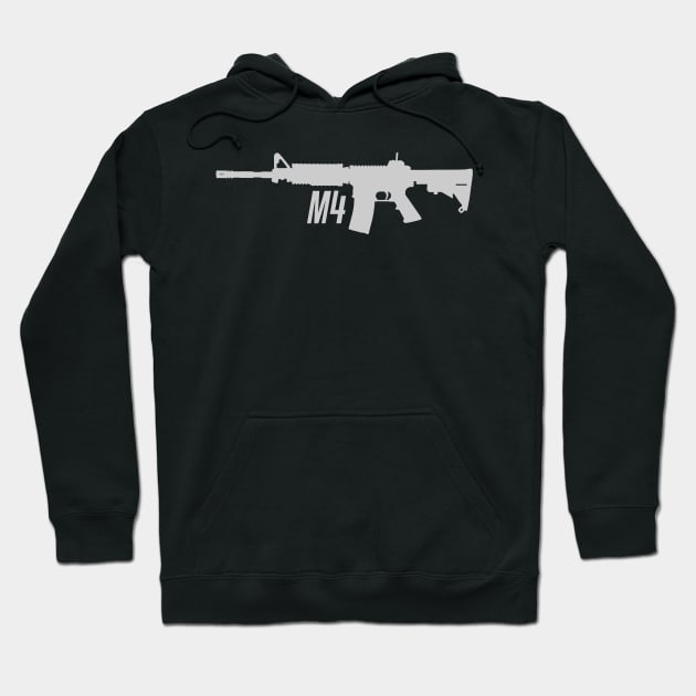 M4 rifle Hoodie by GreenGuyTeesStore